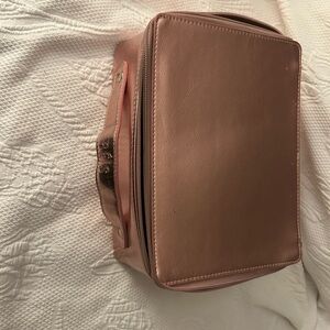 BEIS Metallic Pink Cosmetic Box